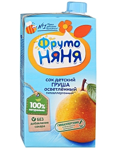 Сок ФрутоНяня 500мл груша