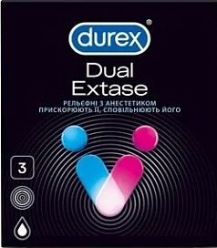 Презервативы Дюрекс Дуал экстаз 1/3шт
