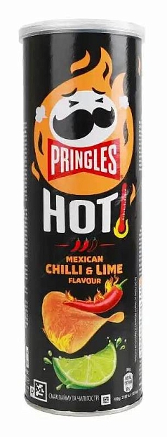 Чипсы Принглс 160г чили/лайм