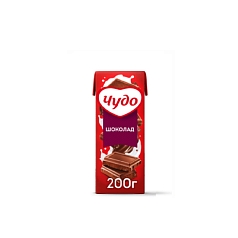 Коктейль молочный Чудо 3% 200г шоколад БЗМЖ