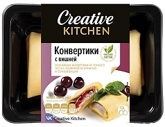 Конвертики с творогом/вишней 120г Корона Фуд