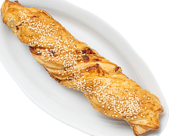 Косичка с салями и сыром 1шт