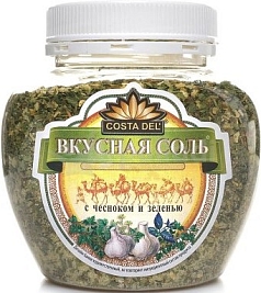 Соль Вкусная 400г чеснок/зелень 