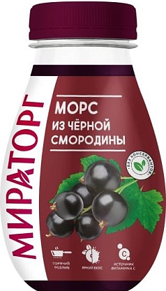 Морс Мираторг 0,37л черная смородина