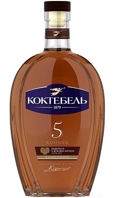 Коньяк Коктебель 5 лет 0,5л