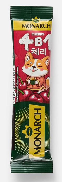 Кофе Якобс Монарх 4в1 черри 13,5г