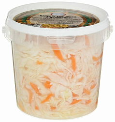 Капуста квашеная Домашняя кадка 1кг по-деревенски ФЭГ