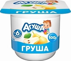 Творог Агуша 3,9% 100г груша БЗМЖ