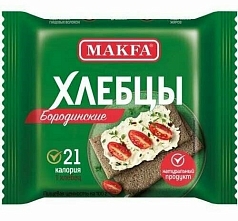 Хлебцы Макфа 60г бородинские