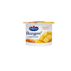 Йогурт Савушкин 2% 120г персик/манго