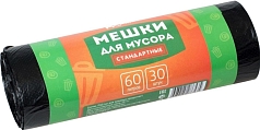 Мешки для мусора 60л/30шт Домашний сундук арт.ДС-147