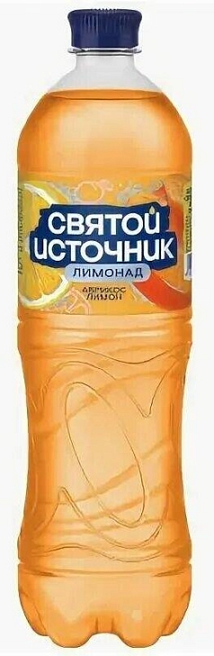 Вода газированная Святой источник 0,5л абрикос/лимон