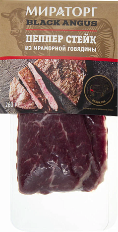 Стейк Мираторг 260г пеппер