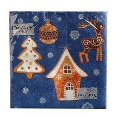 Салфетки Фреско 1/20шт Новогодние пряники