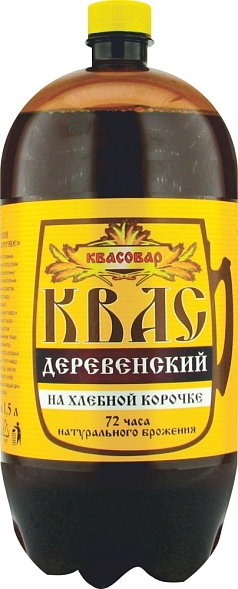 Квас Деревенский 1,5л на хлебной корочке