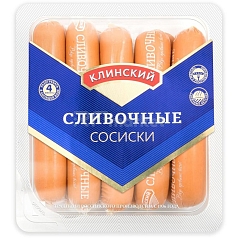 Сосиски Сливочные ц/о 470гр Клин