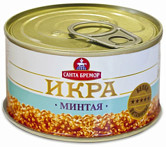 Икра минтая Санта Бремор 130г ж/б