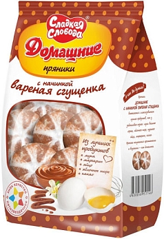 Пряники Сладкая Слобода 300г вар сгущенка