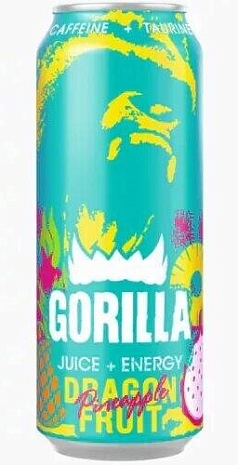 Тониз напиток Горилла 0,45л питайи/ананас