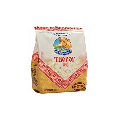 Творог КизК 9% 300г пакет БЗМЖ