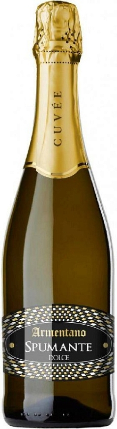 Вино игристое Арментано Спуманте Бьянко Дольче 0,75л 9,5% бел сл Италия 