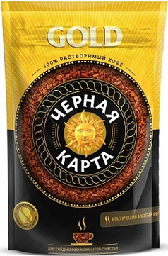 Кофе Черная карта 150г голд м/у