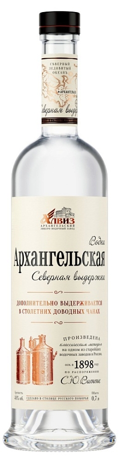 Водка Архангельская 0,7л 40% Северная выдержка 