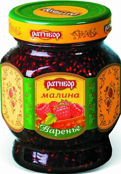 Варенье Ратибор 360г малина