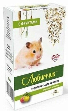 Корм Любимчик  400г для хомяков фрукты