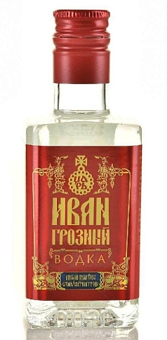Водка Царь Иван Грозный 0,05л 40%