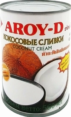 Кокосовые сливки Арой-д 70% 560мл ж/б