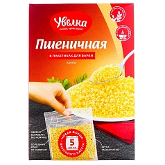 Крупа пшеничная Увелка 400г 5пак*80г