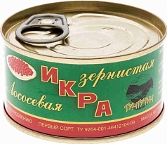 Икра лососевая Тунгутун 95г ж/б ТУ