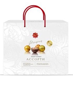 Конфеты Ассорти Белый премиум 440г