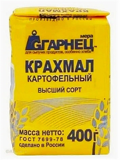 Крахмал картофельный Гарнец 400г без глютена