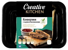 Конвертики с сыром/зеленью/баклажанами 170г Корона Фуд