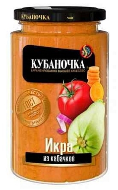 Икра из кабачков Кубаночка 360г ст