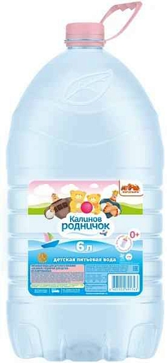 Вода негаз Калинов родничок 6л детская