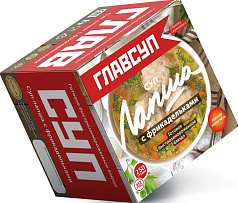 Суп Лапша Глав суп 250г с фрикадельками