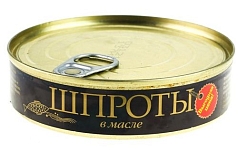 Шпроты Штурвал 160г в/м ключ