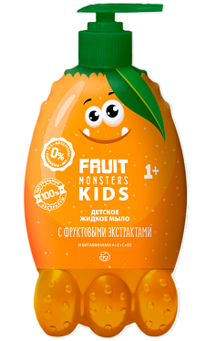 Жидкое мыло Фрутомонстры 400мл апельсин