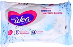 Туалетная бумага Фрэш идея влажная 1/40шт 