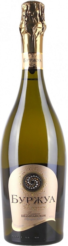 Вино игристое Буржуа Золотое 0,75л 10,5-13% бел п/сл 