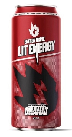 Тониз напиток Лит энерджи 0,45л гранат ж/б