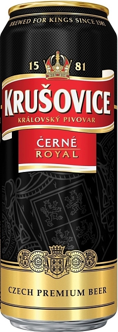 Пиво Крушовице 0,43л 4,1 % темное ж/б