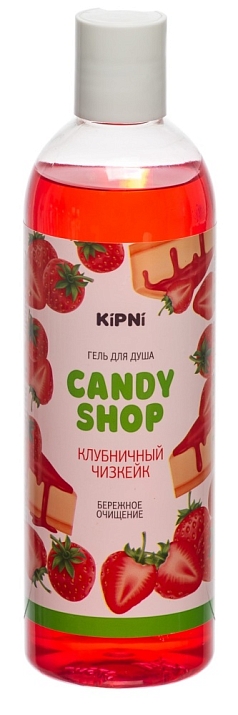 Гель для душа Кипни Кэнди Шоп 375мл клубничный чизкейк