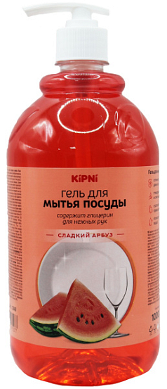 Средство для мытья посуды Кипни 1л сладкий арбуз