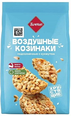 Козинаки Тимоша воздушные 250г подсолнечный/кунжут