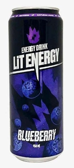 Тониз напиток Лит энерджи 0,45л черника ж/б