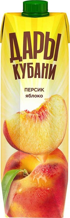 Сок Дары Кубани 0,95л яблоко/персик
